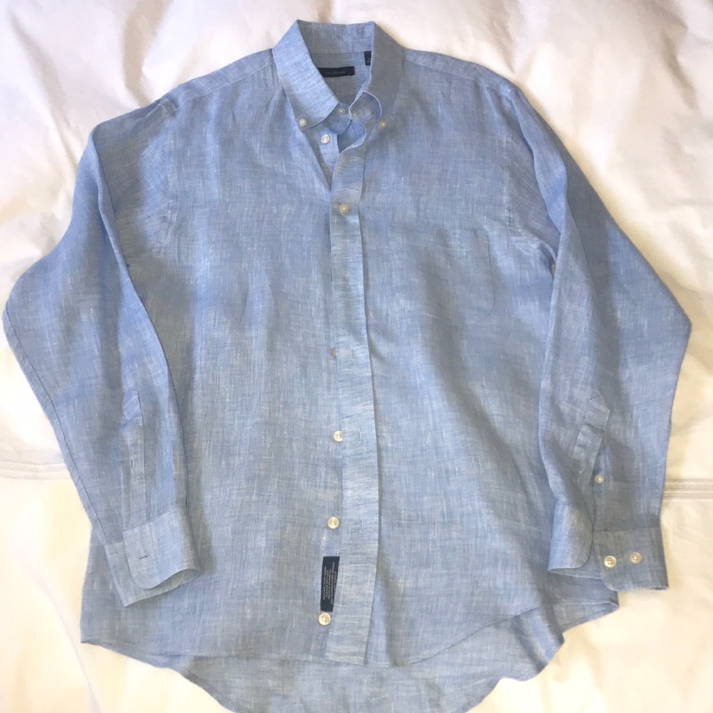 Turtleson Linen button down dress shirt - size. S